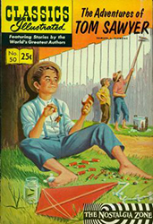 Classics Illustrated [Gilberton] (1941) 50 (The Adventures Of Tom Sawyer) HRN169 (15th Print) 