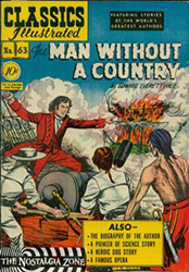 Classics Illustrated [Gilberton] (1941) 63 (A Man Without A Country) HRN62 (1st Print) 