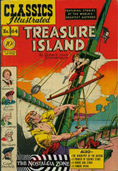 Classics Illustrated [Gilberton] (1941) 64 (Treasure Island) HRN62 (1st Print) 