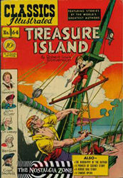 Classics Illustrated [Gilberton] (1941) 64 (Treasure Island) HRN62 (1st Print)