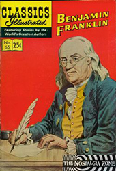 Classics Illustrated [Gilberton] (1941) 65 (Benjamin Franklin) HRN169 (6th Print)