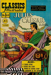 Classics Illustrated [Gilberton] (1941) 68 (Julius Caesar) HRN70 (1st Print)