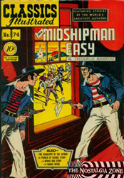 Classics Illustrated [Gilberton] (1941) 74 (Mr. Midshipman Easy) HRN75 (1st Print)