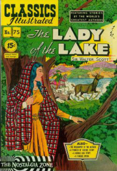 Classics Illustrated [Gilberton] (1941) 75 (The Lady Of The Lake) HRN85 (2nd Print) 