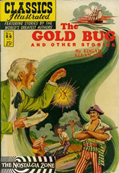 Classics Illustrated [Gilberton] (1941) 84 (The Gold Bug And Other Stories By Edgar Allan Poe) HRN85 (1st Print)
