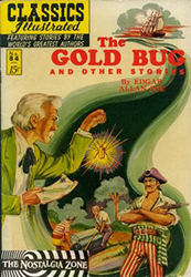 Classics Illustrated [Gilberton] (1941) 84 (The Gold Bug And Other Stories By Edgar Allan Poe) HRN85 (1st Print) 