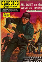 Classics Illustrated [Gilberton] (1941) 95 (All Quiet On The Western Front) HRN96 (1st Print A)
