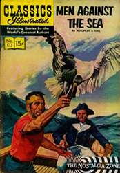 Classics Illustrated [Gilberton] (1941) 103 (Men Against The Sea) HRN131 (3rd Print)