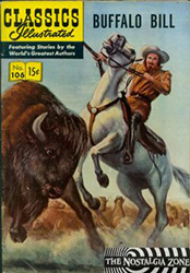 Classics Illustrated (1941) 106 (Buffalo Bill) HRN107 (1st Print)