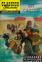 Classics Illustrated [Gilberton] (1941) 112 (Kit Carson) HRN166 (9th Print)