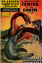 Classics Illustrated [Gilberton] (1941) 138 (Journey To The Center Of The Earth) HRN167 (7th Print)
