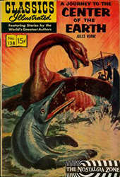 Classics Illustrated [Gilberton] (1941) 138 (Journey To The Center Of The Earth) HRN167 (7th Print) 