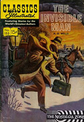 Classics Illustrated [Gilberton] (1941) 153 (The Invisible Man) HRN153 (1st Print)
