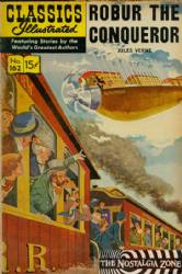 Classics Illustrated [Gilberton] (1941) 162 (Robur The Conqueror) HRN166 (3rd Print)
