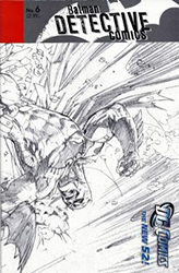 Detective Comics (2nd Series) (2011) 6 (Sketch Variant) 