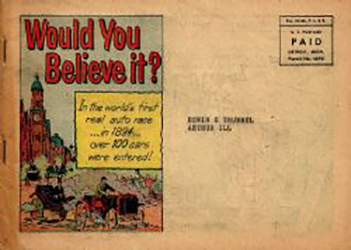 Dodge Motors Promotional Comics: Would You Believe It? [Dodge Motor Company] (1953) nn