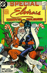 Elvira's House Of Mystery Presents: Elvira's Haunted Holidays [DC] (1987) 1 (Direct Edition)