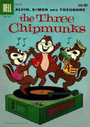 Four Color [Dell] (1942) 1042 (Alvin, Simon And Theodore, The Three Chipmunks)