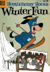 Four Color [Dell] (1959) 1054 (Huckleberry Hound Winter Fun)