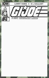 G.I. Joe: A Real American Hero [IDW] (2010) 196 (Variant Blank Cover)