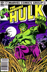 The Incredible Hulk (1st Series) (1962) 273 (Newsstand Edition)