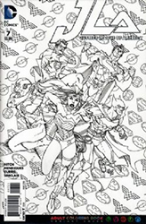 Justice League Of America (4th Series) (2015) 7 (Variant Adult Coloring Book Cover)