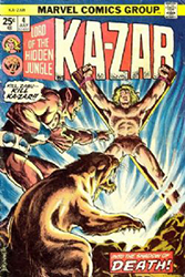 Ka-Zar (2nd Series) (1974) 4