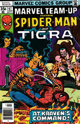Marvel Team-Up (1st Series) (1972) 67 (Spider-Man / Tigra)