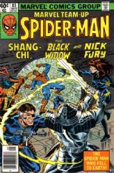 Marvel Team-Up (1st Series) (1972) 85 (Spider-Man / Shang Chi, Black Widow And Nick Fury) (Newsstand Edition)