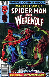 Marvel Team-Up (1st Series) (1972) 93 (Spider-Man / The Werewolf) (Newsstand Edition)