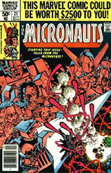 The Micronauts (Marvel) (1979) 21 (Newsstand Edition)