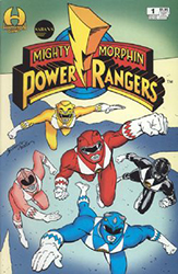 Mighty Morphin Power Rangers (1st Hamilton Series) (1994) 1 (w/ White Ranger Card)