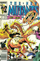 The New Mutants (1st Series) (1983) 77 (Newsstand Edition)