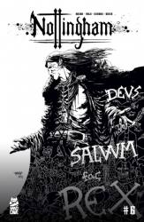 Nottingham [Mad Cave] (2021) 6 (Variant Black And White Cover)