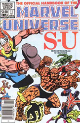 Official Handbook Of The Marvel Universe (1983) 11 (Newsstand Edition)