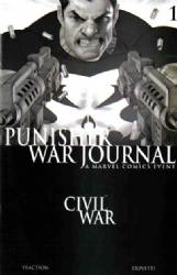 Punisher: War Journal (2nd Series) (2007) 1 (Black and White Variant)
