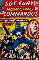 Sgt. Fury (1963) 13 )"2nd printing" 1994 replica w/ Bic Pens ad on BC)