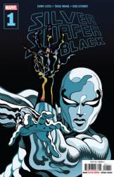 Silver Surfer: Black [Marvel] (2019) 1 (main Tradd Moore black BG cover)