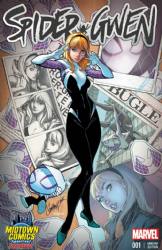 Spider-Gwen (1st Series) (2015) 1 (1st Print) (Variant Mid-Town Comics Cover)