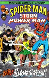 Spider-Man, Storm And Power Man Battle Smokescreen (1982) nn (Marvel Comics Group)