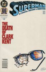 Superman (2nd Series) (1987) 100 (Newsstand Edition)