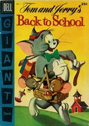 Dell Giant: Tom And Jerry's Back to School (1956) 1 