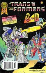 Transformers In 3-D (1987) 1 (Blackthorne 3-D Series 25)