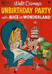 Unbirthday Party With Alice In Wonderland (1951) Dell Four Color (2nd Series) 341