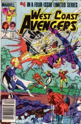 West Coast Avengers [1st Marvel Series] (1984) 4 (Newsstand Edition)