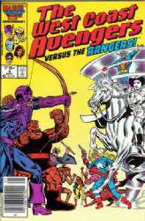 The West Coast Avengers [2nd Marvel Series] (1985) 8 (Newsstand Edition)
