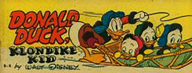 Wheaties Walt Disney Mini-Comics (1950) B-8 (Donald Duck, Klondike Kid)
