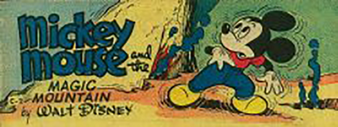 Wheaties Walt Disney Mini-Comics (1950) C-2 (Mickey Mouse And The Magic Mountain) 