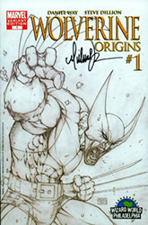 Wolverine: Origins (2006) 1 (Michael Turner Sketch Wizard World Philadelphia Variant Cover)